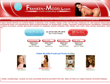 Tablet Screenshot of franken-models.com